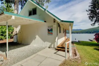 Attached carport