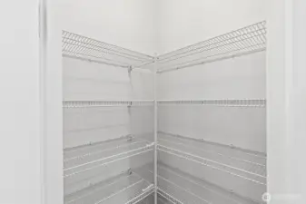 Walk-in pantry in the Kitchen