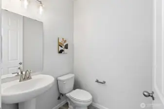 Half Bathroom - Located on Main Floor