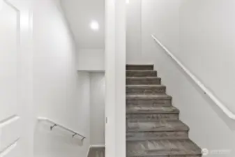 Access to Daylight Basement and Upper Level