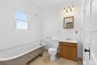 Main floor bathroom.