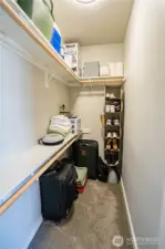 Primary bed closet