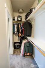 Primary bed closet