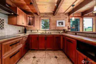 Custom made cabinetry by Treehouse Remodeling.