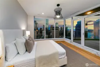 junior suite with sw views,floor to ceiling windows, access to private balcony