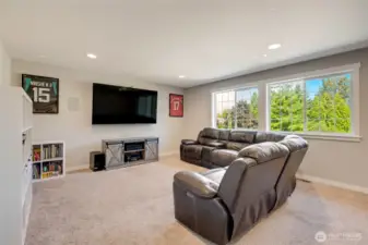 Huge bonus room, tv and surround sound included