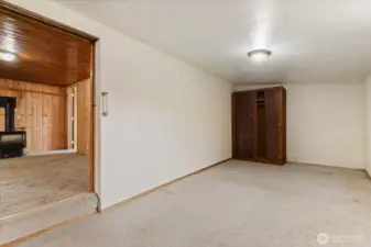 The south wing has two large rooms. This is room 1.