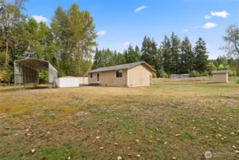Home on just shy of an acre.