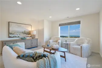 Loft area on upper level