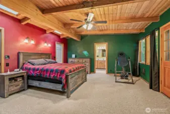 Open master suite