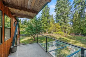 Private balcony off primary suite