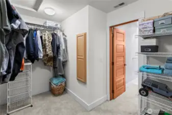 Primary closet