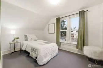 Upstairs bedroom 1 with closet