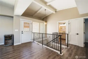 Entry way and stairs to lower level