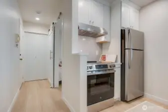 Freshly remodeled kitchen.