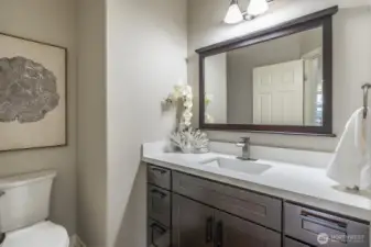 Main floor powder room