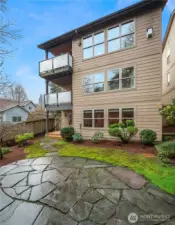 This shot from the flagstone patio shows off how large this home is. It's becoming harder and harder to find these substantial homes.