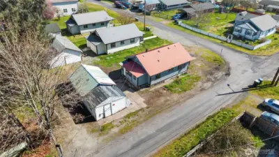 Nice corner lot with garage