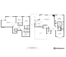 Great floor plan with the primary bedroom on the main floor.