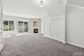 Dining room and Living room unstaged