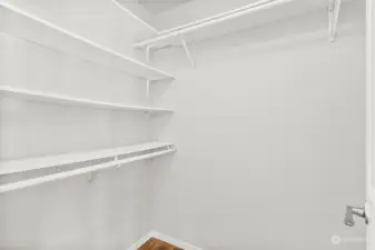 Primary Walk-In Closet