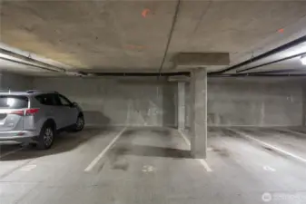 Secure parking.