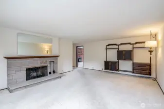 Gorgeous Fireplace in your large living room