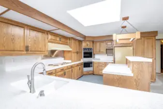 Entertainment size Kitchen with an abundance of natural light