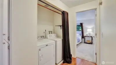 Enjoy the laundry closet conveniently located between all bedrooms for easy access.