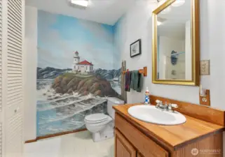 3/4 bath in basement