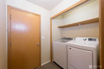 Laundry room on the main floor.  Washer and dryer stay!