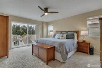 Spacious primary suite.