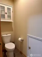 Private toilet room in master bathroom