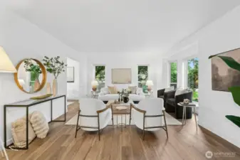 This immaculate 1,864 home sits on a 13,504 sq ft level lot, a perfect combination of space & privacy.