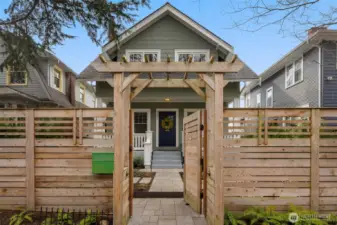 Fully fenced and gated!