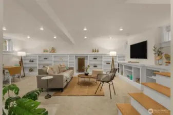 Family room/MIL on lower level