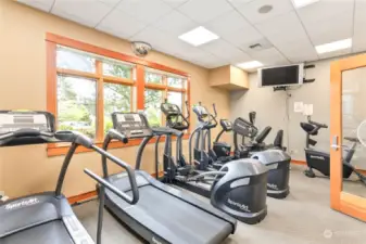 And across the hall from the fitness room, all the cardio equipment you need!