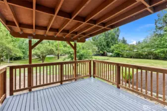 Deck on ADU