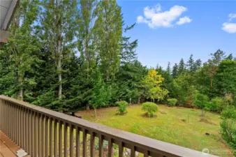 View from main floor deck.