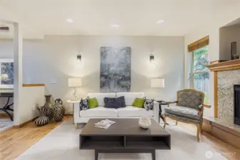 Interior professionally painted.