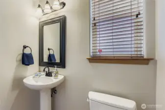 Main level Powder room.
