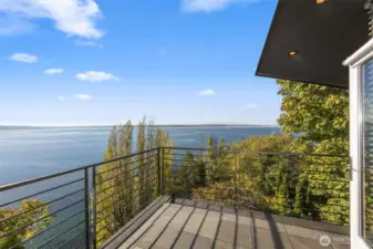 Looking North from the primary suite.