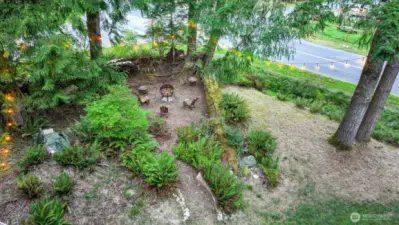Spacious lot with room to spread out, garden etc.