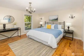 Master bedroom upstairs