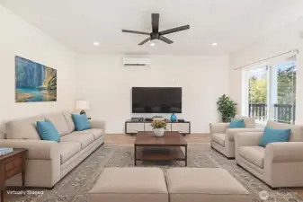 Virtually Staged-Living Room