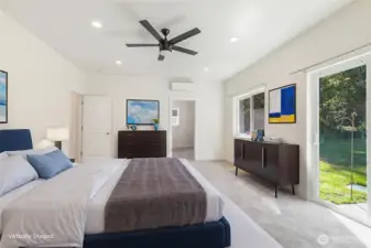 Virtually Staged Bedroom