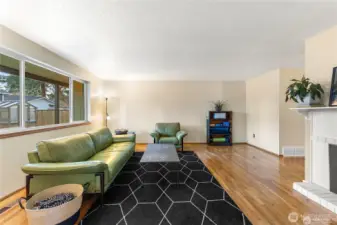 Living room facing south