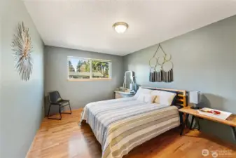 First bedroom on west side of home