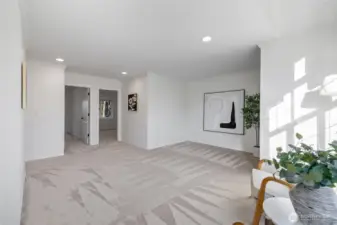 Straight ahead are 2 additional bedrooms for a total of 4.