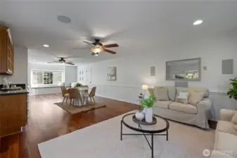 Another view of the upstairs game/great room!